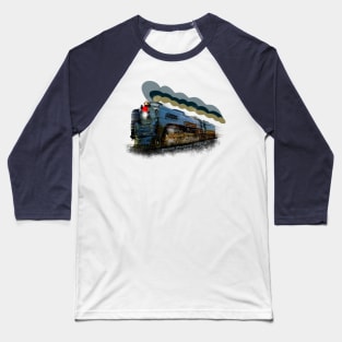 Gorgeous vintage Railroad steam locomotive FEF3 844 Baseball T-Shirt